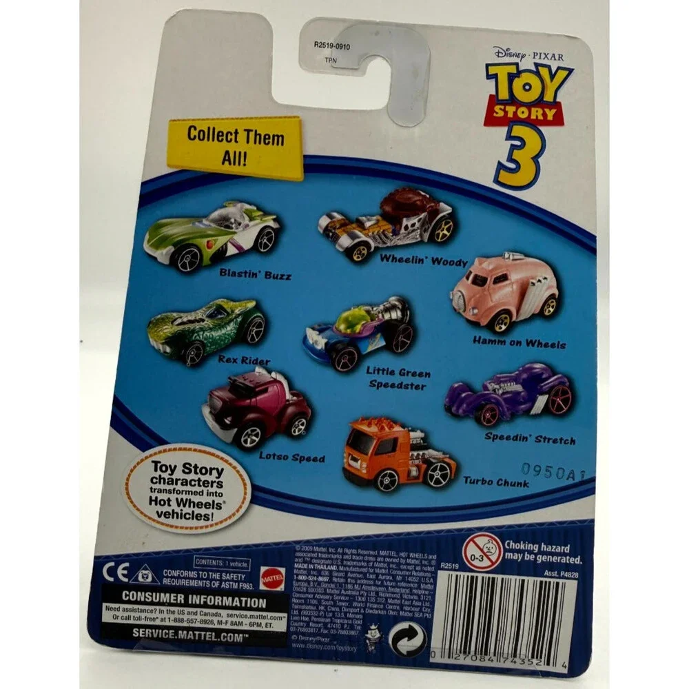 Hot Wheels Toy Story 3 Speedin Stretch Purple Diecast Sealed NIP